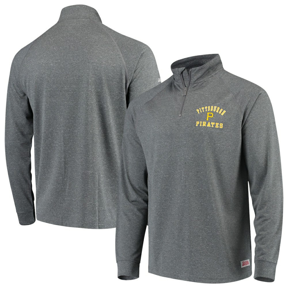Pittsburgh Pirates Stitches Team Raglan Quarter-Zip Pullover Jacket | MLB New