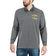 Pittsburgh Pirates Stitches Team Raglan Quarter-Zip Pullover Jacket | MLB New