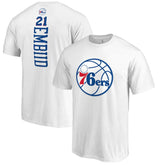 Joel Embiid Philadelphia 76ers Backer Name & Number T-Shirt Discount
