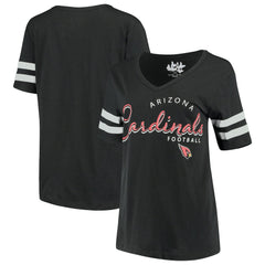Arizona Cardinals Touch Women's Triple Play V-Neck T-Shirt