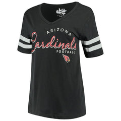 Arizona Cardinals Touch Women's Triple Play V-Neck T-Shirt