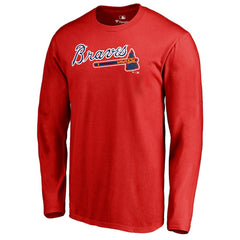 Atlanta Braves Team Wordmark Long Sleeve T-Shirt | MLB Shop