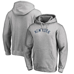 New York Yankees Official Wordmark Fitted Pullover Hoodie | MLB Near me
