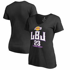 LeBron James Los Angeles Lakers Women's Hometown Collection LBJ V-Neck T-Shirt Online