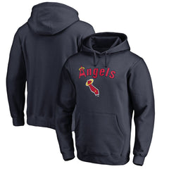 Los Angeles Angels Vintage Cooperstown Collection Wahconah Fitted Pullover Hoodie | MLB New