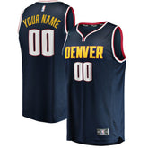 Denver Nuggets Youth Fast Break Custom Replica Jersey Navy sale Discount