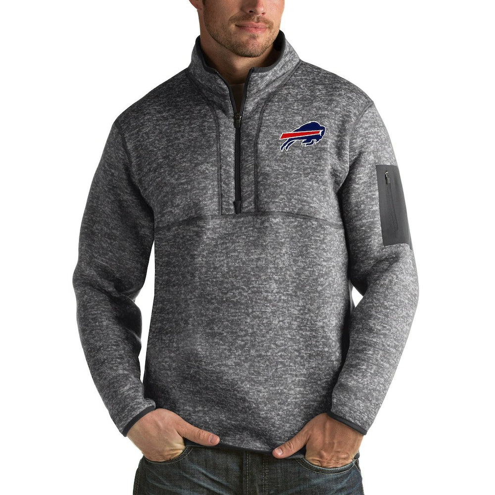 Buffalo Bills Antigua Fortune Big & Tall Quarter-Zip Pullover Jacket