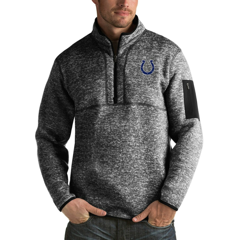 Indianapolis Colts Antigua Fortune Big & Tall Quarter-Zip Pullover Jacket
