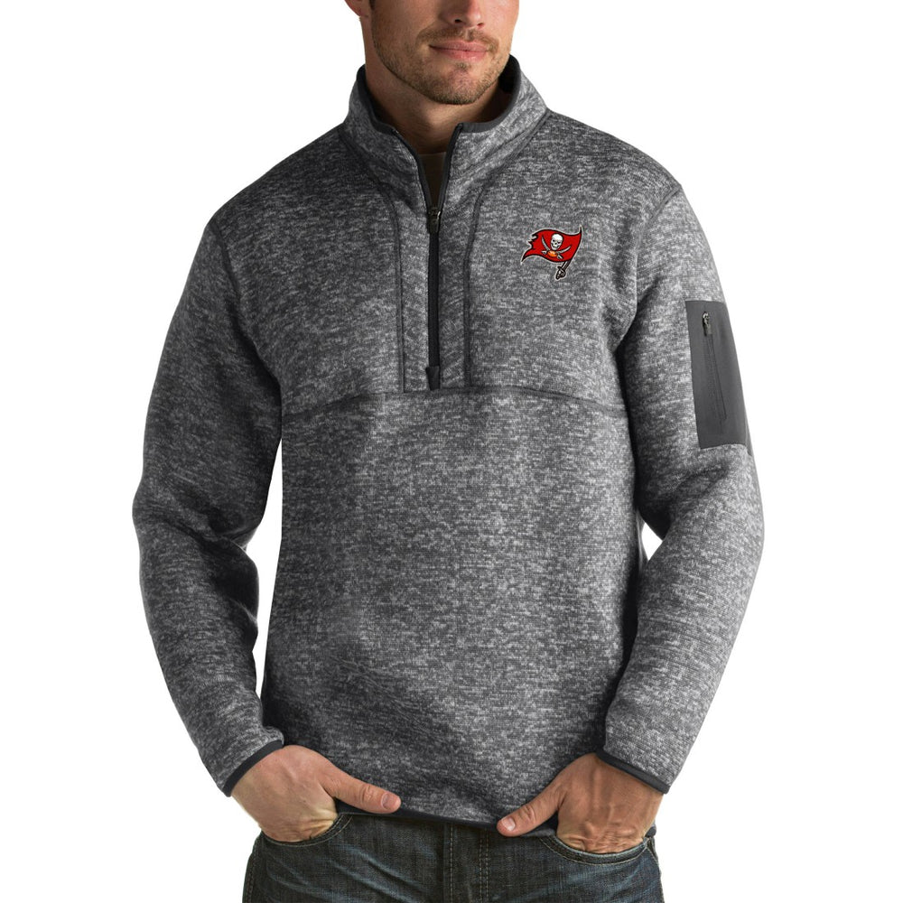 Tampa Bay Buccaneers Antigua Fortune Big & Tall Quarter-Zip Pullover Jacket