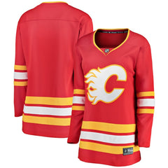 Calgary Flames Fanatics Women's Home Breakaway Jersey On Sale