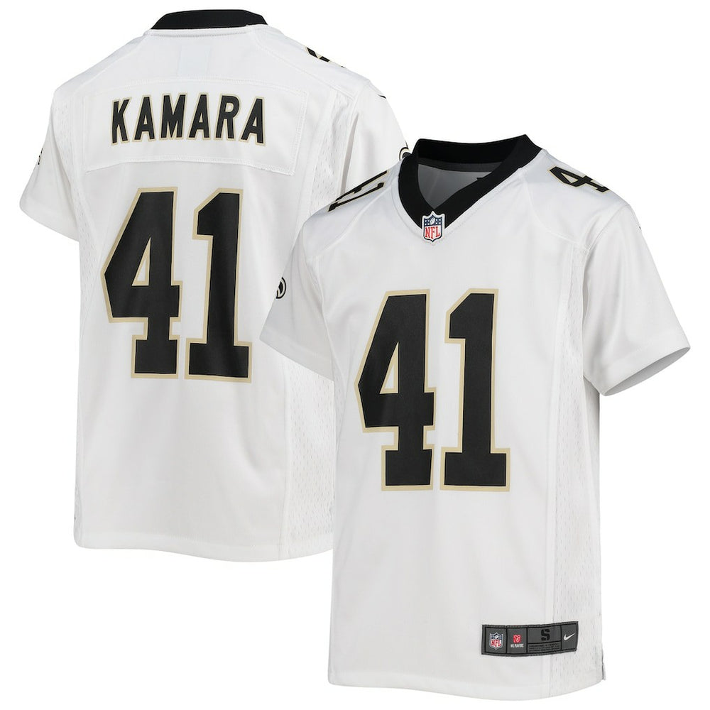 New Orleans Saints Nike Alvin Kamara Youth Game Jersey