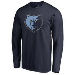 Memphis Grizzlies New Primary Logo Long Sleeve T-Shirt Outlet