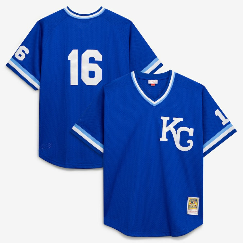 Bo Jackson Kansas City Royals Mitchell & Ness Cooperstown Collection Big & Tall Mesh Batting Practice Jersey | MLB Discount
