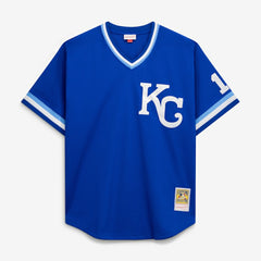 Bo Jackson Kansas City Royals Mitchell & Ness Cooperstown Collection Big & Tall Mesh Batting Practice Jersey | MLB Discount