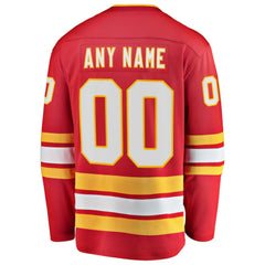 Calgary Flames Fanatics Home Breakaway Custom Jersey Sale