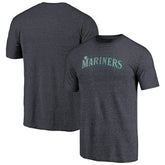Seattle Mariners Team Wordmark Tri-Blend T-Shirt | MLB On Sale