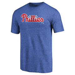 Philadelphia Phillies Team Wordmark Tri-Blend T-Shirt | MLB For sale