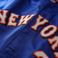 Mike Piazza New York Mets Mitchell & Ness Cooperstown Collection Mesh Batting Practice Button-Up Jersey | MLB For sale