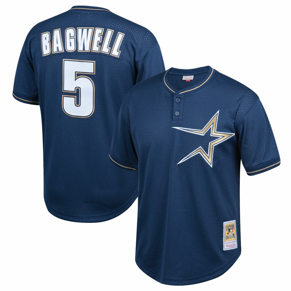Jeff Bagwell Houston Astros Mitchell & Ness Youth Cooperstown Collection Mesh Batting Practice Jersey | MLB Discount