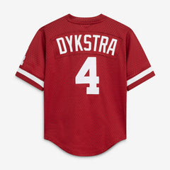 Lenny Dykstra Philadelphia Phillies Mitchell & Ness Youth Cooperstown Collection Mesh Batting Practice Jersey | MLB New