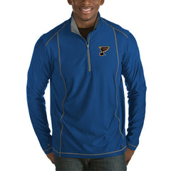 St. Louis Blues Antigua Tempo Desert Dry Half-Zip Pullover Jacket For Sale