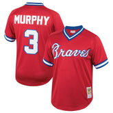Dale Murphy Atlanta Braves Mitchell & Ness Youth Cooperstown Collection Mesh Batting Practice Jersey | MLB New