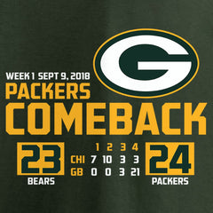 Green Bay Packers The Comeback T-Shirt