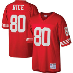San Francisco 49ers Mitchell & Ness Jerry Rice Big & Tall 1990 Retired Player Replica Jersey