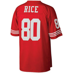 San Francisco 49ers Mitchell & Ness Jerry Rice Big & Tall 1990 Retired Player Replica Jersey