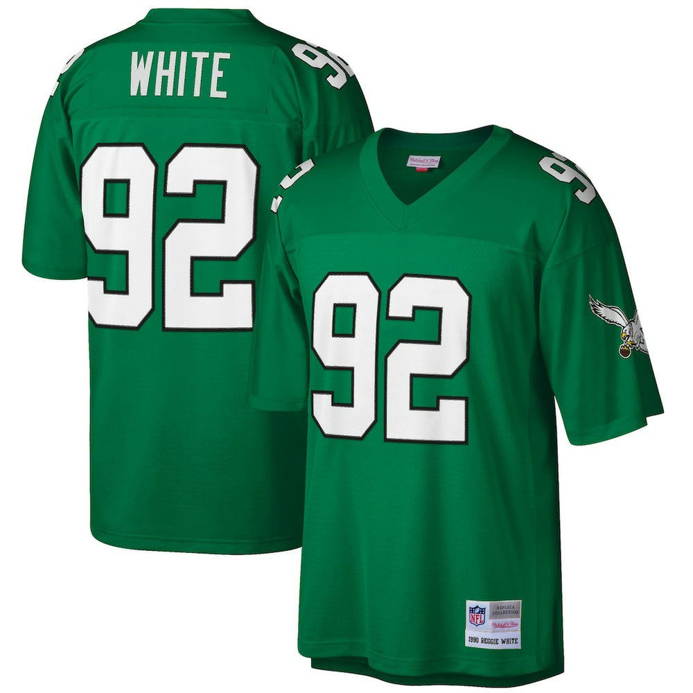 Philadelphia Eagles Mitchell & Ness Reggie White Big & Tall 1990 Retired Player Replica Jersey