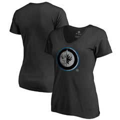 Winnipeg Jets Women's Core Smoke V-Neck T-Shirt For Sale