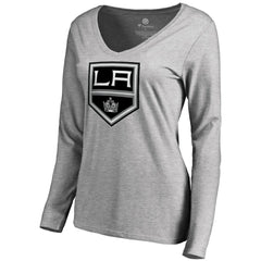 Los Angeles Kings Women's Team Alternate Long Sleeve V-Neck T-Shirt On Sale
