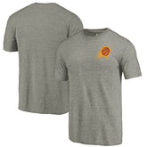 Phoenix Suns Primary Logo Left Chest Distressed Tri-Blend T-Shirt Outlet