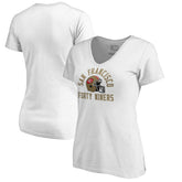 San Francisco 49ers Women's Quinten Helmet T-Shirt