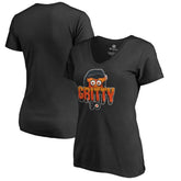 Philadelphia Flyers Women's Go Gritty V-Neck T-Shirt Discount