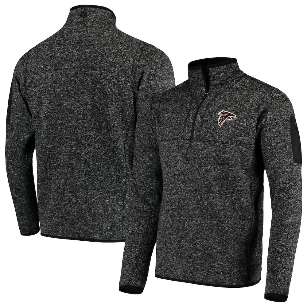 Atlanta Falcons Antigua Fortune Quarter-Zip Pullover Jacket