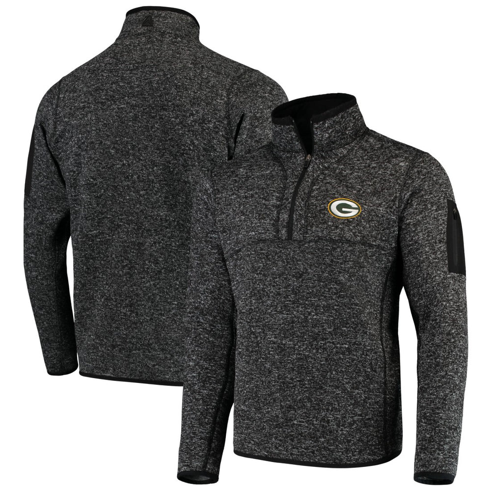 Green Bay Packers Antigua Fortune Quarter-Zip Pullover Jacket