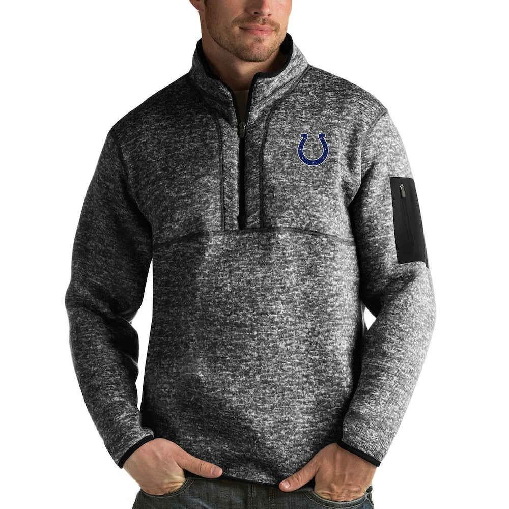 Indianapolis Colts Antigua Fortune Quarter-Zip Pullover Jacket