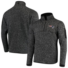 New England Patriots Antigua Fortune Quarter-Zip Pullover Jacket