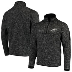 Philadelphia Eagles Antigua Fortune Quarter-Zip Pullover Jacket