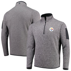 Pittsburgh Steelers Antigua Fortune Quarter-Zip Pullover Jacket