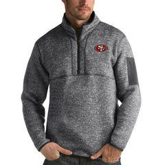 San Francisco 49ers Antigua Fortune Quarter-Zip Pullover Jacket