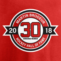 Martin Brodeur New Jersey Devils Fanatics Youth Hall of Fame T-Shirt On Sale