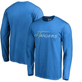 Los Angeles Chargers Multi Color Vintage Logo Long Sleeve T-Shirt