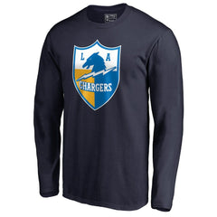 Los Angeles Chargers Vintage Shield Logo Long Sleeve T-Shirt