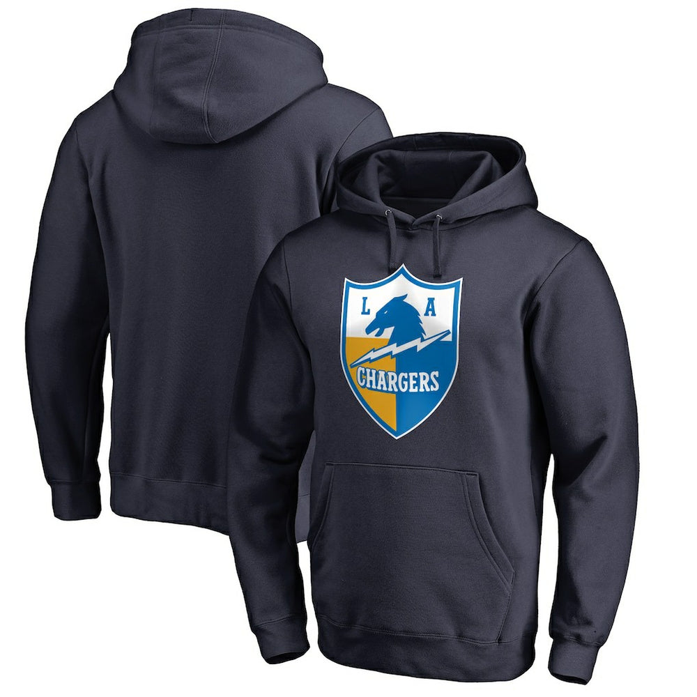 Los Angeles Chargers Vintage Shield Logo Pullover Hoodie