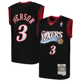 Allen Iverson Philadelphia 76ers Youth Hardwood Classics Swingman Throwback Jersey New