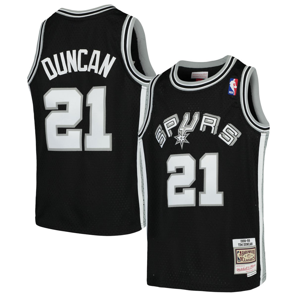 Tim Duncan San Antonio Spurs Youth Swingman Throwback Jersey Outlet