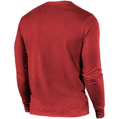 Arizona Cardinals Majestic Threads Lockup Tri-Blend Long Sleeve T-Shirt
