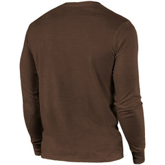 Cleveland Browns Majestic Threads Lockup Tri-Blend Long Sleeve T-Shirt